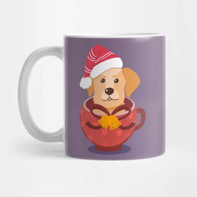 Cute Beagles Puppy In A Cup | Merry Christmas by i am Cuta